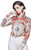 Womens Baroque Print Shirts Long Sleeve Button up Casual Blouse Top