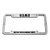 USMC United States Marine Corps Zinc Metal License Plate Frame Car Auto Tag Holder Chrome 4 Holes