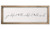 Grateful Thankful Blessed Framed Rustic Wood Farmhouse Wall Sign 6x18