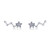 BISAER Paw Ear Crawler 925 Sterling Silver Stud Ear Climber Cute Cuff Hook Earrings Hypoallergenic Earrings for Women Teen Girls Birthday Christmas Day Gifts