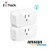 IoTeck WiFi Smart Plug Compatible With Alexa Echo Google Home IFTTT and Smart Life Mini Smart Socket with Timer Function No Hub Required 15A 2 Pack