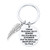 Always Remember You are Braver Stronger Smarter Than You Think Inspirational Graduation Family Friends Gifts Stainless Steel Keychain Key Ring