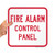SmartSign Fire Alarm Control Panel Sign  12 x 12 Aluminum