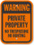 Warning  Private Property No Trespassing No Hunting Sign by SmartSign  9 x 12 3M High Intensity Grade Reflective Aluminum