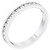 Kate Bissett Stylish Birthstone Stackables Swarovski Crystal Clear April Size 9