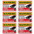 Set of 6 24 HR Video Surveillance Sign  3 x 4  4 Mil Vinyl  Laminated for Ultimate Protection  Durability  Self Adhesive Decal  UV Protected  Weatherproof  Heavy Duty
