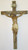 Catholic 8 Inch Stone Resin Jesus Christ on INRI Cross Wall Crucifix Home Chapel Decoration