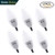 E12 LED Candelabra Bulb, 60W Equivalent 2700K Warm White and 6W 550LM Non-Dimmable, E12 Base Light Bulbs for Ceiling Fan, 6 Pack by WTL