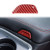 Voodonala for Challenger Center Console Armrest Switch Trim for 20152020 Dodge Challenger ABS RedBlack Texture 1pc