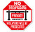 No Trespassing Sign  Private Property Sign  Violators Will Be Prosecuted  Large 12x12 Octagon Rust Free 040mm Aluminum Metal Sign