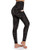 OUGES Womens High Waist Pockets Yoga Pants Running Pants Workout Camo LeggingsCamoS