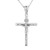 Fine Jesus Christ INRI Crucifix Cross Pendant Necklace 117 in Solid Sterling Silver 20 chain