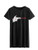 Verdusa Womens Slogan Graphic Short Sleeve Round Neck Mini T Shirt Dress Black M