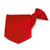 TieMart Mens Solid Red ClipOn Necktie