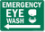SmartSign Emergency Eye Wash Sign with Left Arrow  10 x 14 Aluminum