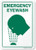 SmartSign Emergency Eyewash Sign  7 x 10 Plastic