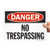 SmartSign Danger  No Trespassing Sign  10 x 14 Aluminum