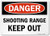 SmartSign Danger  Shooting Range Keep Out Sign  10 x 14 Plastic