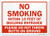 No Smoking Within 15 Feet of Building Entrance Sign by SmartSign  10 x 14 Plastic