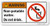 SmartSign Warning  NonPotable Water Do Not Drink Sign  5 x 10 Aluminum