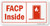 SmartSign FACP Inside Sign  5 x 10 Plastic