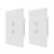 Xenon Smart WiFi Wall Light Touch US 2 gang panel switch No Hub Required Smart Timing SwitchCompatible with iOS and Android Compatible with Alexa Echo and Google Assistant2 pack