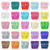 Snap Hair Clips IKOCO 175 Pcs Snap Barrettes 2 Inch Color Barrettes 25 Assorted Colors Metal Snap Clips Hair Barrettes Nonslip Metal Barrettes for Girls Toddlers Kids Teens