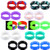 OUFER 20PCS Soft Silicone Ear Gauges Marble Pearlized Flesh Tunnels Plugs Stretchers Expander Double Flared Flesh Tunnels Ear Piercing Jewelry