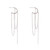 SLUYNZ 925 Sterling Silver Huggie Stud Earrings Dangle Earrings Tassel for Women Teen Girls Elegant Dangle Earrings