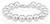 MiaBella 925 Sterling Silver Italian Handmade 10mm Bead Ball Strand Chain Bracelet for Women 725 8 Inch Made in Italy 725