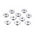 PH PandaHall 100pcs 8mm Stainless Steel Spacers Beads Flat Round Beads Loose Spacers Beads Charm Jewelry findings for Necklace Bracelet Earring Making DIY PH PandaHall 100pcs 8mm Stainless Steel Spacers Beads Flat Round Beads Loose Spacers Beads Charm Jewelry findings for Necklace Bracelet Earring Making DIY