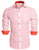 COOFANDY Mens Business Dress Shirt Slim Fit Long Sleeve Button Down Shirts Pink