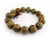 OVALBUY 15mm Wood Beads Buddhist Prayer Wrist Mala Bracelet Carved with Buddha