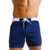 Taddlee Men Swimwear Swimsuits Solid Basic Long Swim Boxer Trunks Board Shorts XXLBlue