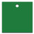 Accuform TDG228GN AccuPly Plastic Blank Identification Tag Square 2 W x 2 L Green Pack of 25