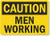 SmartSign Caution  Men Working Sign  10 x 14 Aluminum