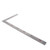 Utoolmart 150mmx300mm Stainless Steel Framing Square Right Angle Ruler Thicken Try Square Ruler Tools for Carpenter Engineer 1 Pcs