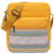 Messenger Bag for GirlsVASCHY Vintage Small Lightweight Canvas Crossbody Bag for Women Fits Water Bottle Yellow