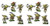 Beistle 54998 Goblin Cutouts 12 Piece, 12"-14", Multicolored
