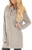 ETCYY Womens Long Sleeve Pullover Sweatshirt Button Cowl Neck Casual Tunic TopsGraySmall