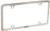 Genuine Audi ZAW071801D Slimline License Plate Frame with Audi Ring