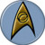 AtaBoy Star Trek Science Insignia 125 Collectible PinBack Button
