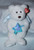 Ty Beanie Buddies Star  Angel Bear Blue