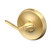 Gatco Designer II Robe Hook Brushed Brass