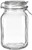 Bormioli Rocco Fido Clear Glass Jar with 85 mm Gasket 2 Liter