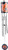 NCAA Auburn Tigers Barrel Wind Chimes 40Inch