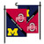 NCAA Ohio State Buckeyes 2Sided Rivalry House Divided Garden Flag Team Color