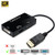 CableDeconn DisplayPort 1.2 to HDMI 4K DVI VGA 3 in 1 Multi-Function Cable Adapter Converter