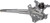 Dorman 740803 Rear Driver Side Power Window Regulator for Select Toyota Models