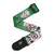 Planet Waves 2Inch Woven Guitar Strap Sugar Skulls  Green